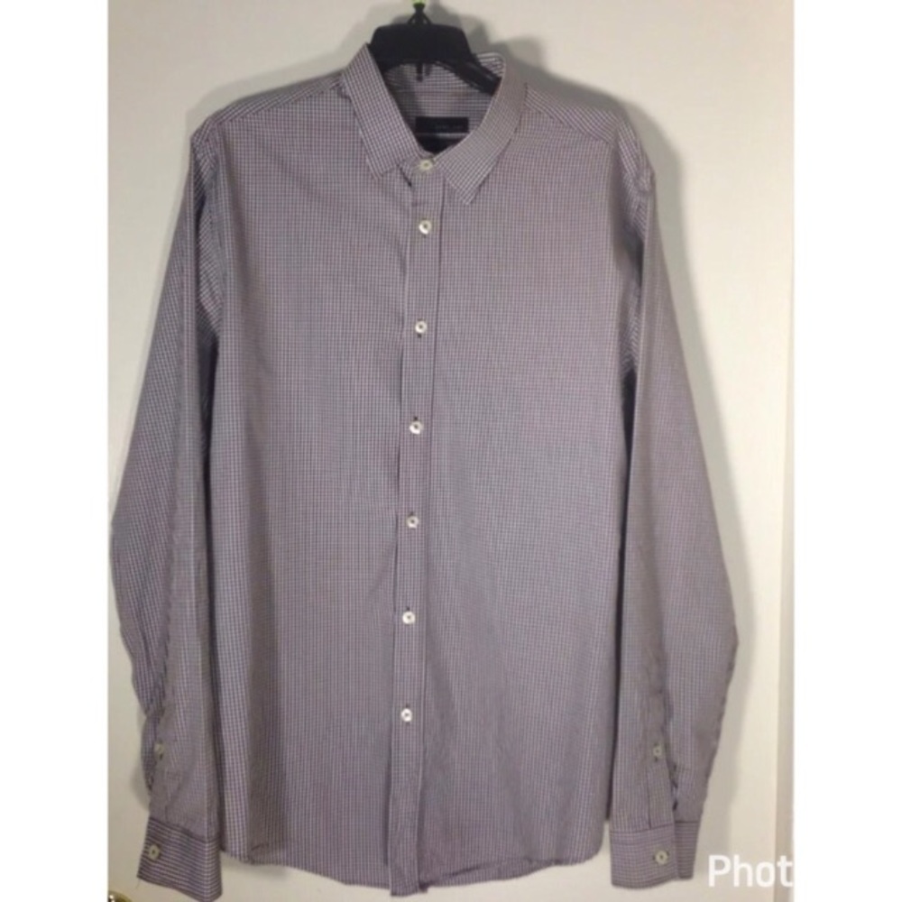 🔥Final Sale🔥 Zara Men Button Down Shirt Sz Lg